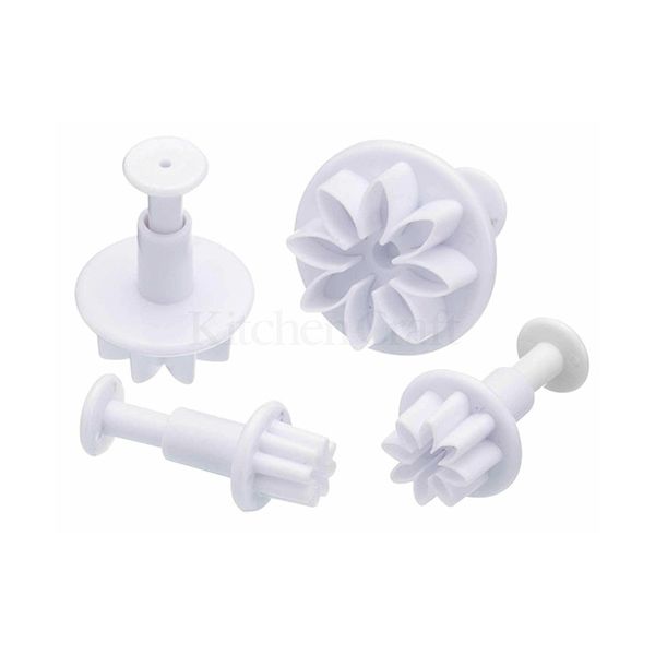 Sweetly Does It Set of Four Flower Fondant Plunger Cutters