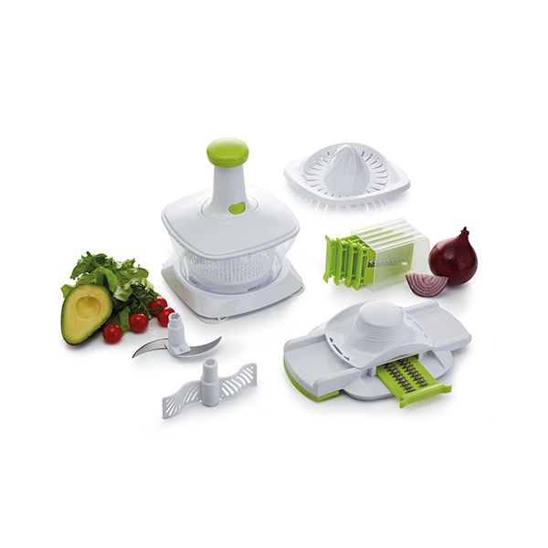 KitchenCraft Healthy Eating Five in One Manual Food Processor