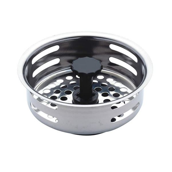 KitchenCraft Stainless Steel Sink Strainer, 9 x 4.5cm