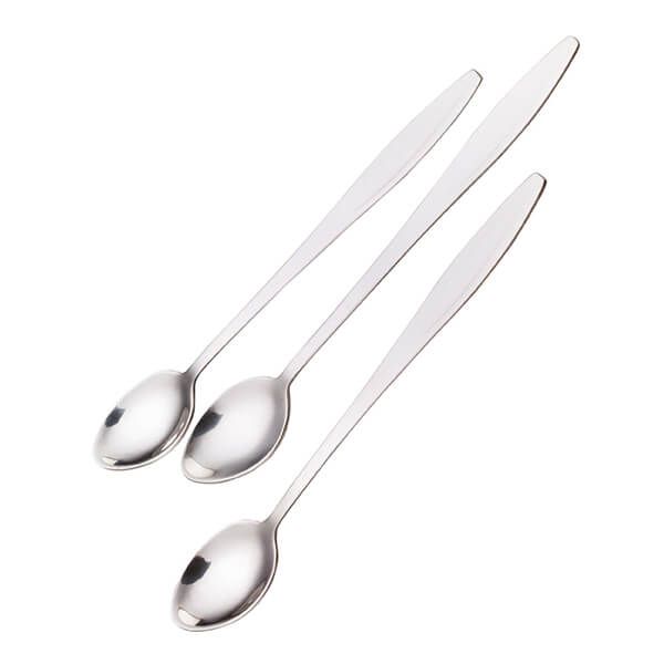 KitchenCraft Set of 3 Stainless Steel Ice Cream And Soda Spoons