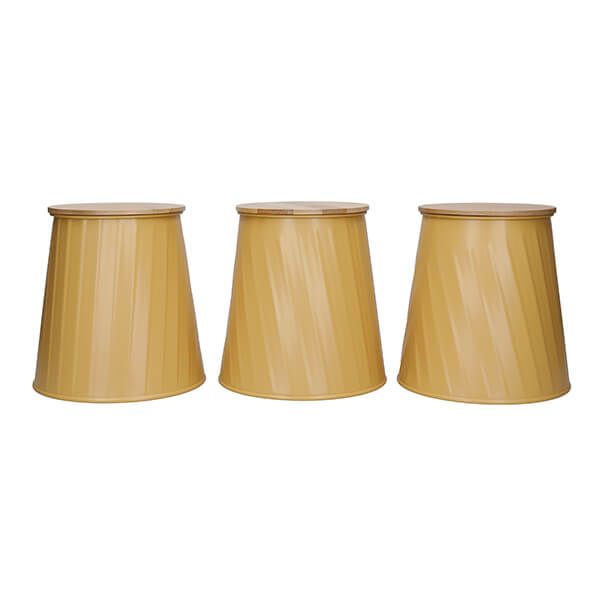 KitchenCraft Canisters 3 Piece Set Yellow