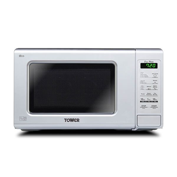 Tower Microwave Duo Plate 800W 20 Litre Silver