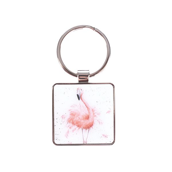 Wrendale Designs Flamingo Keyring