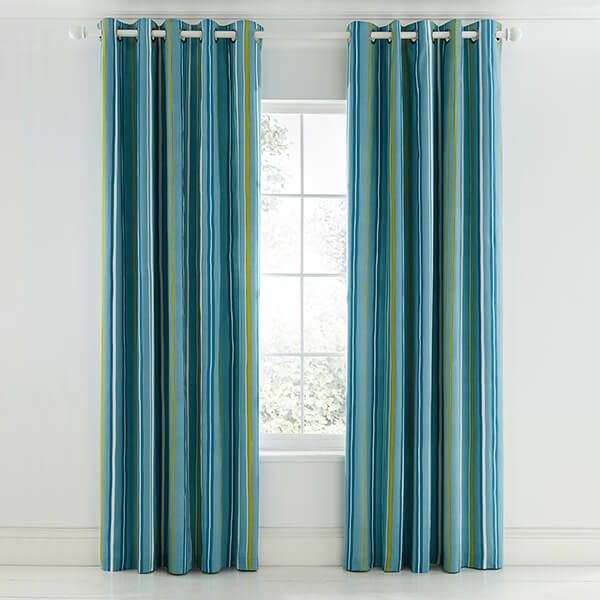 Scion Living Mr Fox Lined Curtains 66 x 72cm Teal