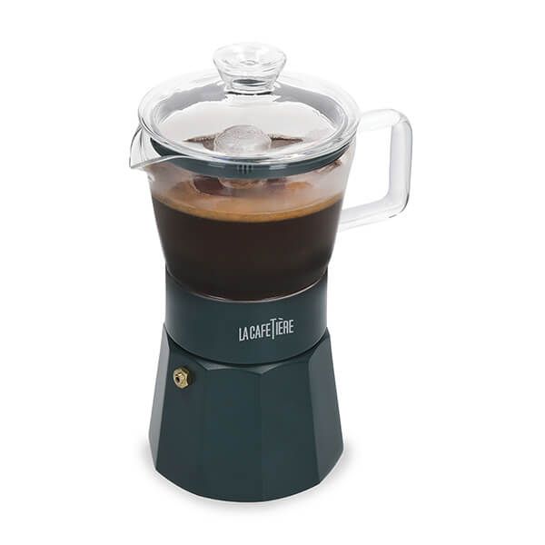La Cafetiere Glass Espresso Maker 6 Cup Green