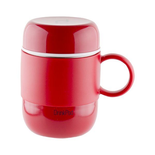 Grunwerg Pioneer Vacuum Mini Mug With Handle Red