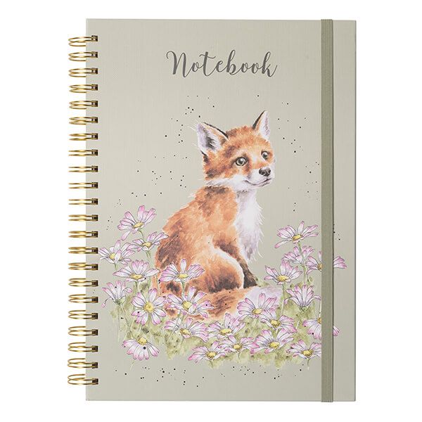 Wrendale Designs Fox - Make My Daisy A4 Notebook