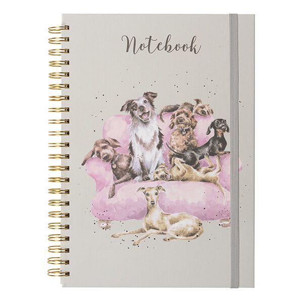 Wrendale Designs Dogs - Movie Night A4 Notebook