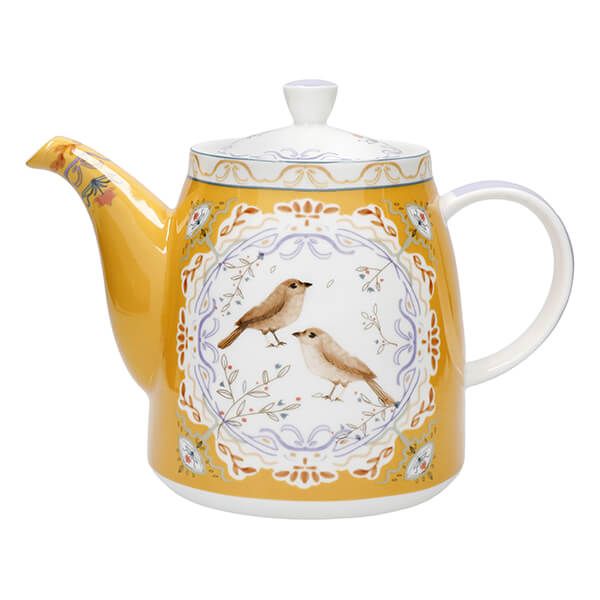 London Pottery Bell Teapot 1L Bird Cocoon