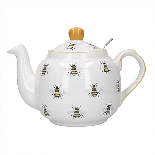 London Pottery Farmhouse Bee 4 Cup Teapot & Infuser