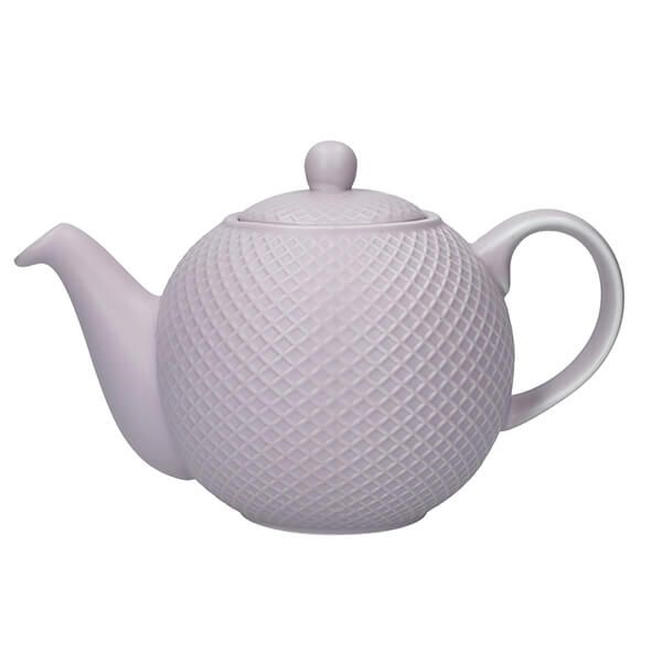 London Pottery Globe Dusty Lilac 4 Cup Textured Teapot