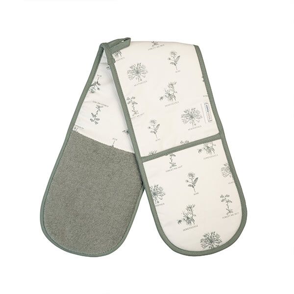 Mary Berry English Garden Double Oven Glove Flowers