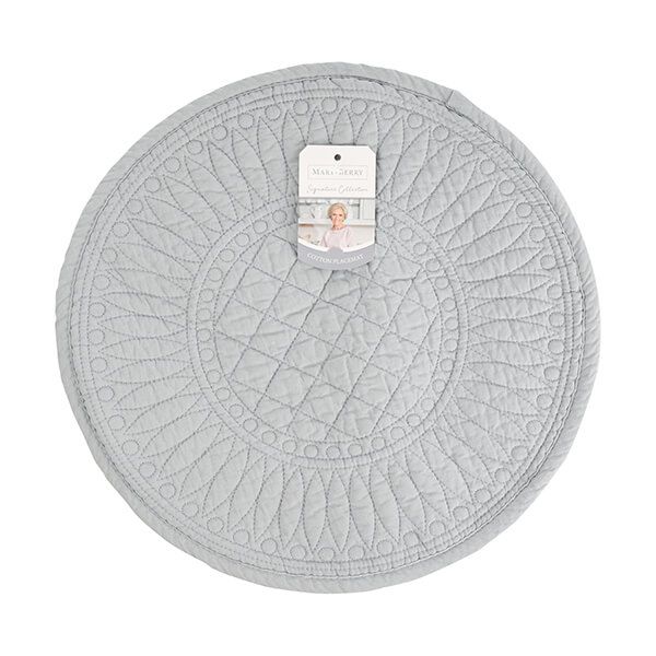 Mary Berry Signature Cotton Placemat Grey