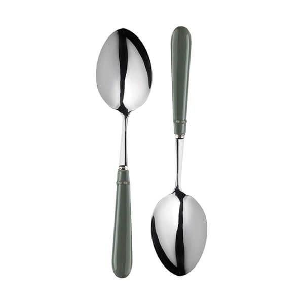 Mary Berry Set Of 2 Serving Spoons Sea Green