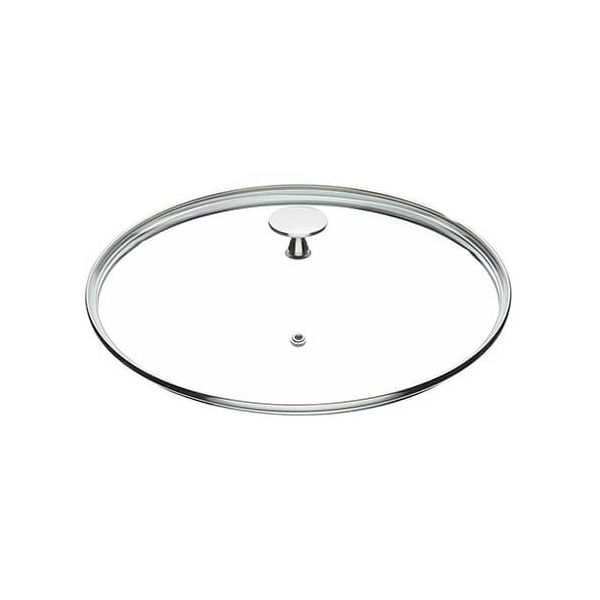 Master Class Glass Lid 24cm Stainless Steel Knob