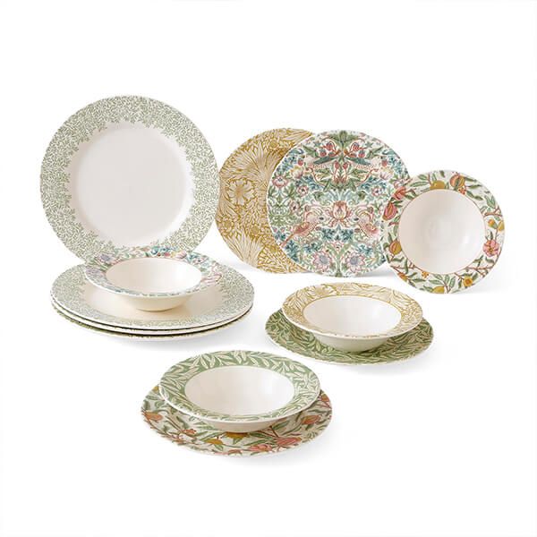 Morris & Co 12 Piece Tableware Set