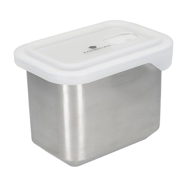 MasterClass Stainless Steel Storage 1 Litre Food Container