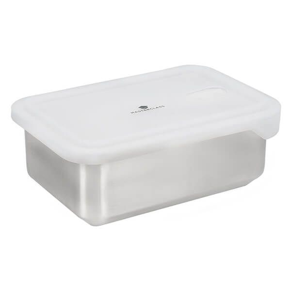MasterClass Stainless Steel Storage 2 Litre Food Container