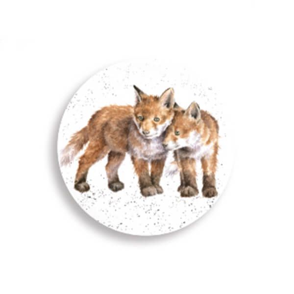 Wrendale Designs Fox Cubs Magnet