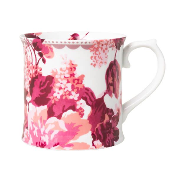 Katie Alice Josie's Blush Floral Tankard Mug