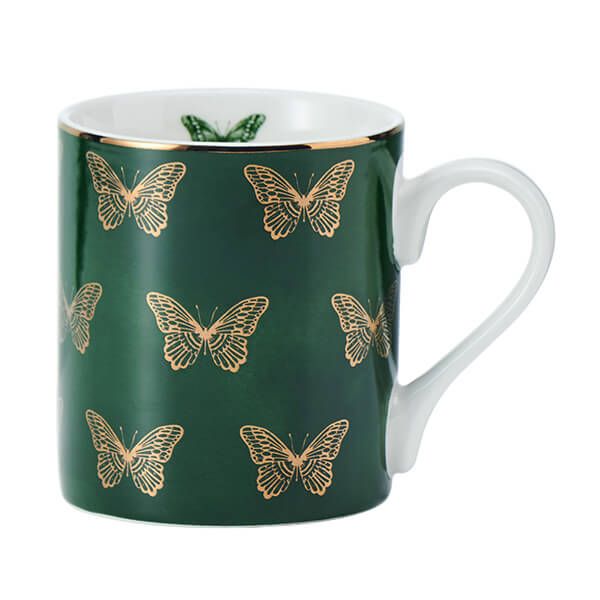 Mikasa Butterflies 280ml Straight-Sided Mug