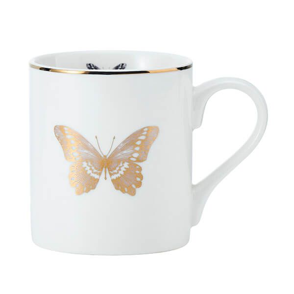 Mikasa Butterfly 280ml Straight-Sided Mug