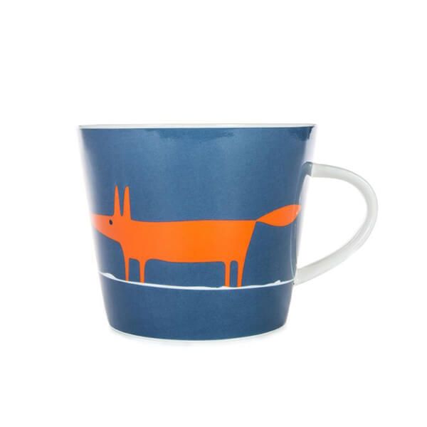 Scion Living Mr Fox Denim & Orange 350ml Mug