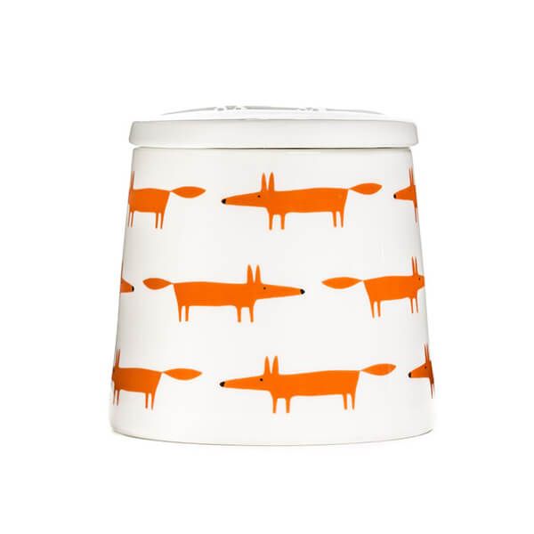 Scion Living Mr Fox Ceramic & Orange Multi Large Storage Jar