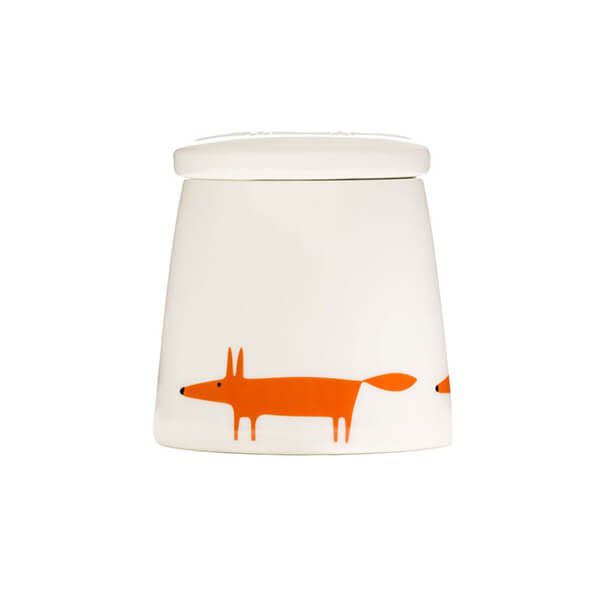 Scion Living Mr Fox Ceramic & Orange Small Storage Jar