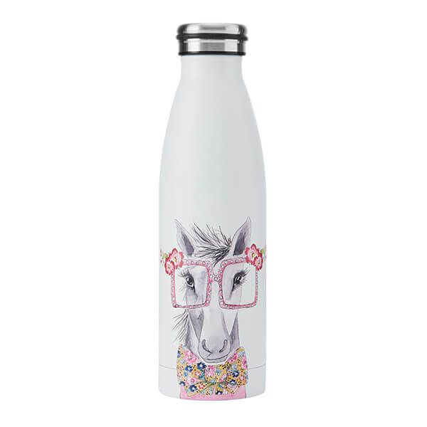Mikasa Tipperleyhill Horse Double-Walled 500ml Stainless Steel Water Bottle