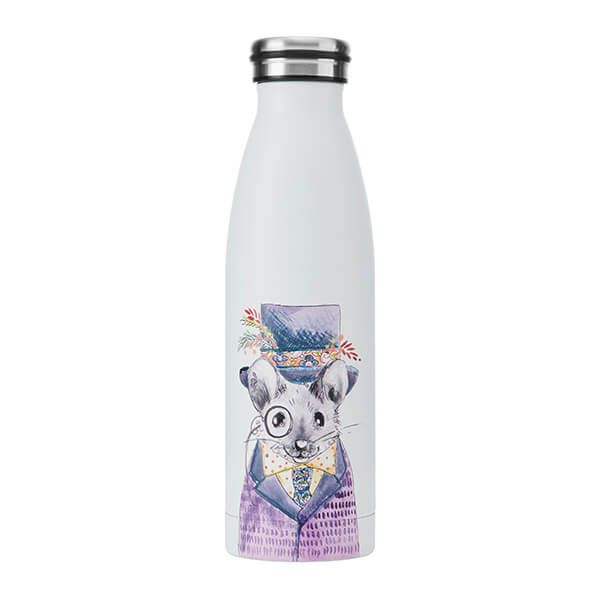 Mikasa Tipperleyhill Mouse Double-Walled 500ml Stainless Steel Water Bottle