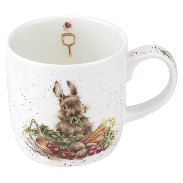 Wrendale Designs Fine Bone China Mug Grow Your Own, Rabbit