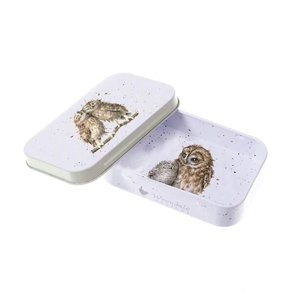 Wrendale Designs Birds Of A Feather Owl Mini Tin