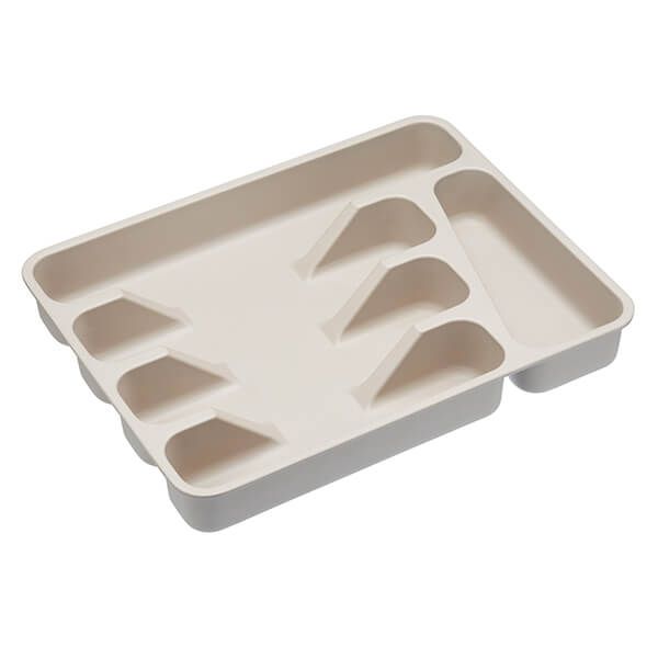 Natural Elements Eco-Friendly Bamboo Fibre Cutlery Tray