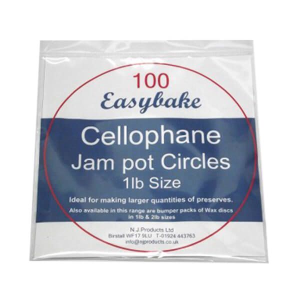 NJ Products 1lb Transparent Cellophane Discs