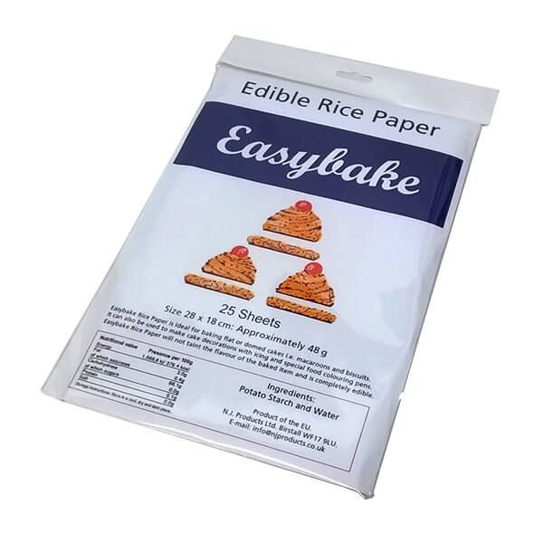 NJ Products Edible Rice Paper Sheets