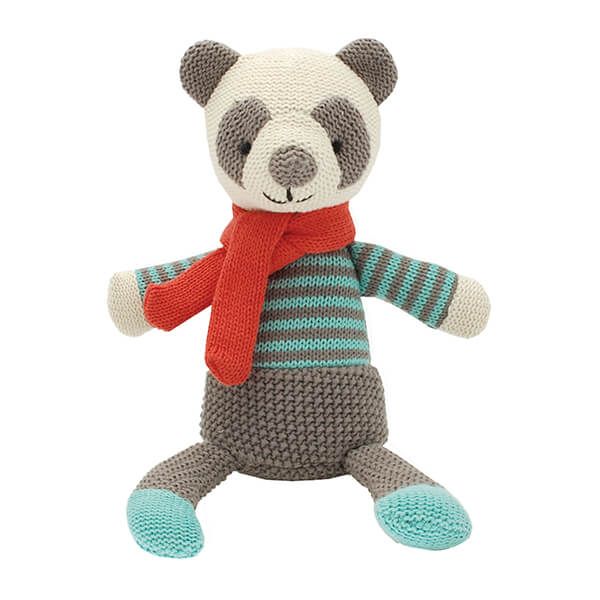 Walton & Co Knitted Panda Toy