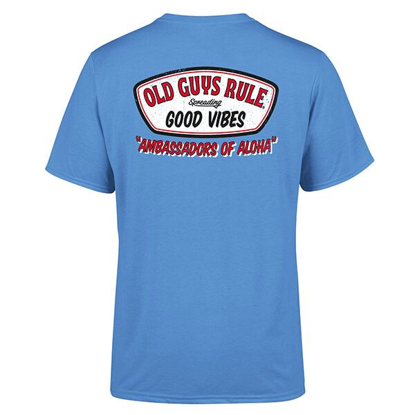 Old Guys Rule Ambassadors of Aloha T-Shirt Iris