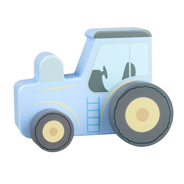Orange Tree Toys Tractor First Push Wooden Toy
