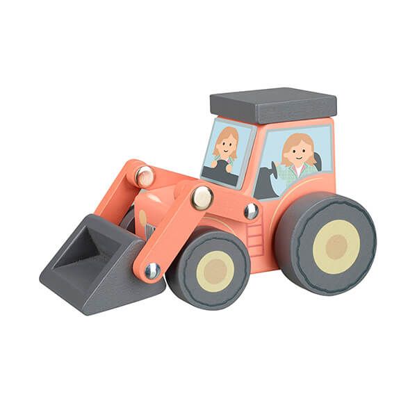 Orange Tree Toys Farm Loader Tractor Wooden Toy
