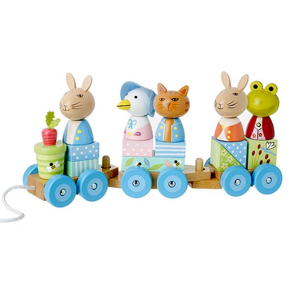 Orange Tree Toys Peter Rabbit Puzzle Train Wooden Toy