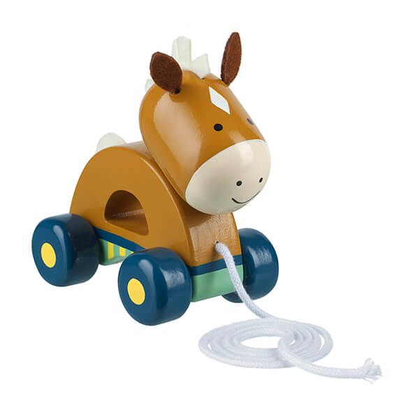 Orange Tree Toys Pony Pull Along Wooden Toy