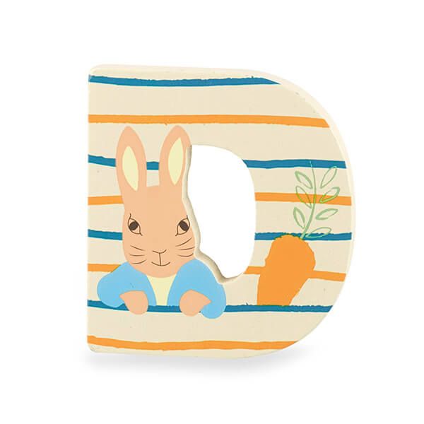 Orange Tree Toys Peter Rabbit Wooden Alphabet Letter D