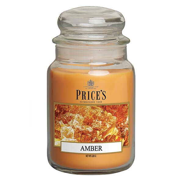 Prices Fragrance Collection Amber Large Jar Candle