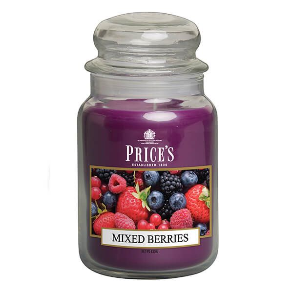 Prices Fragrance Collection Mixed Berries Large Jar Candle