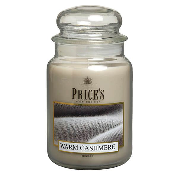 Prices Fragrance Collection Warm Cashmere Large Jar Candle