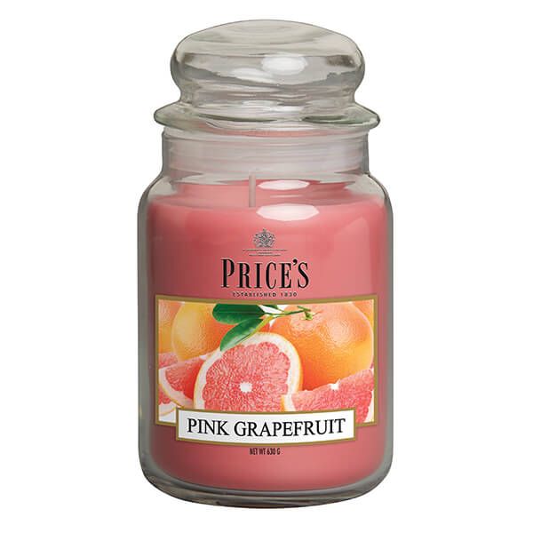 Prices Fragrance Collection Pink Grapefruit Large Jar Candle