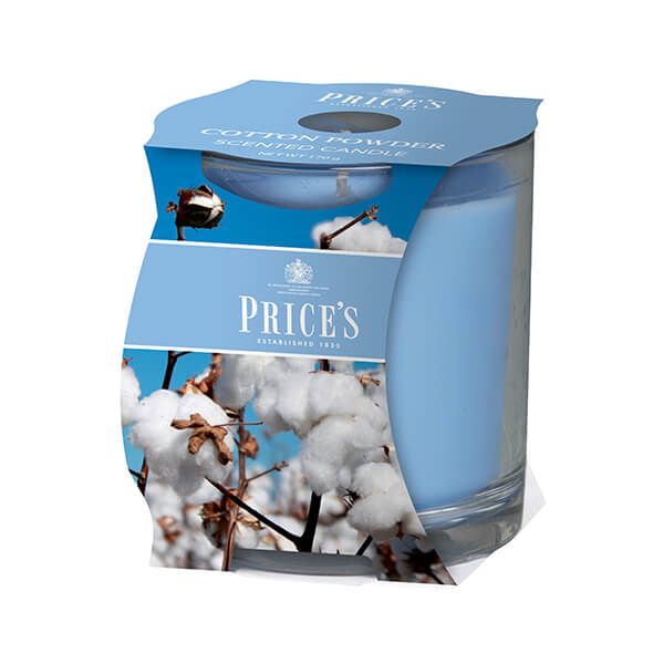 Prices Fragrance Collection Cotton Powder Cluster Jar Candle