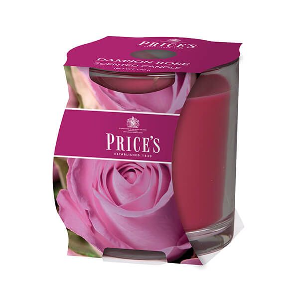 Prices Fragrance Collection Damson Rose Cluster Jar Candle