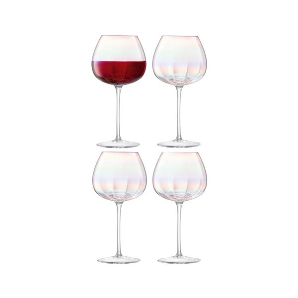 LSA Pearl Red Wine Glass 460ml Set Of 4